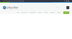 Desktop Screenshot of clinicamayo.com.ar