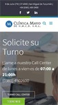 Mobile Screenshot of clinicamayo.com.ar